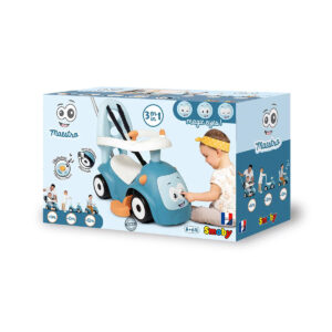 3-in-1 Baby Driver Maestro Balade - Pushchair, Walker & Ride-on Vehicle - Blue
