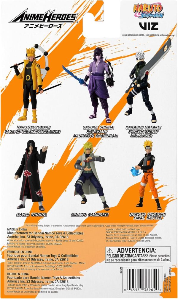 Anime Heroes Naruto Action Figure Naruto Uzumaki Final Battle - Image 5