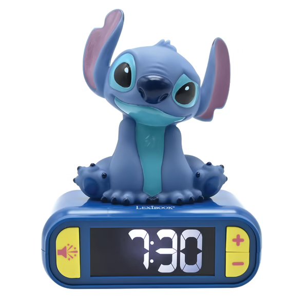 Stitch Digital Alarm Clock and Night Light - Lilo & Stitch