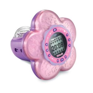 KidiMagic Galaxy Light Aurora Projector Alarm Clock