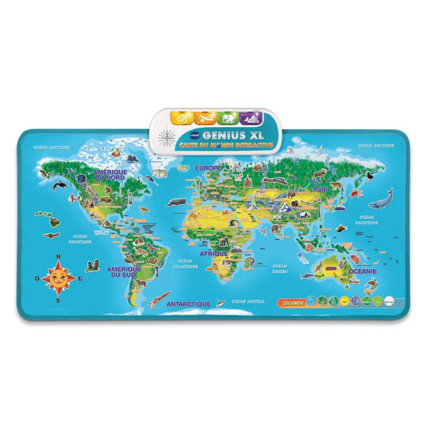 Genius Xl - Carte Du Monde Interactive - French
