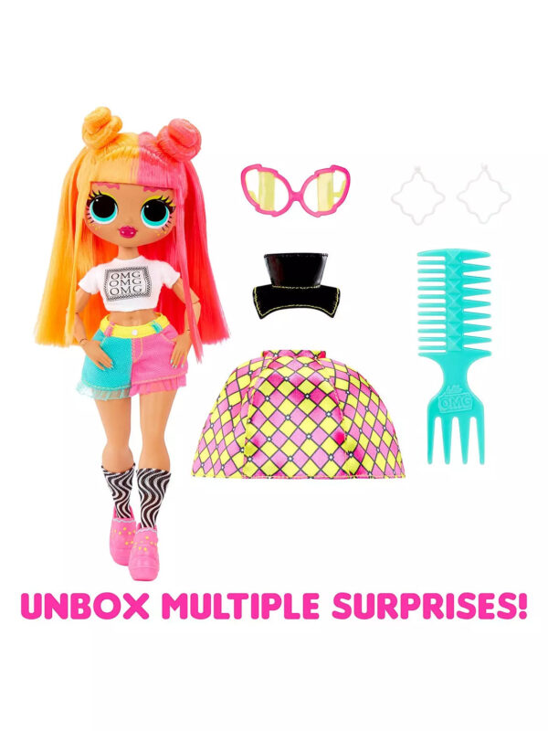 Surprise! OMG Neonlicious Fashion Doll - Image 3
