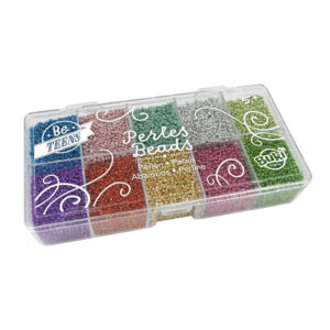 Box of Metallic Beads