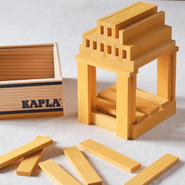 40 Wooden Building Planks - Yellow - Image 3