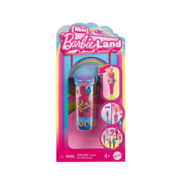 Mini BarbieLand Color Reveal Dolls, 1.5-inch Doll with Surprise Unboxing - Image 2