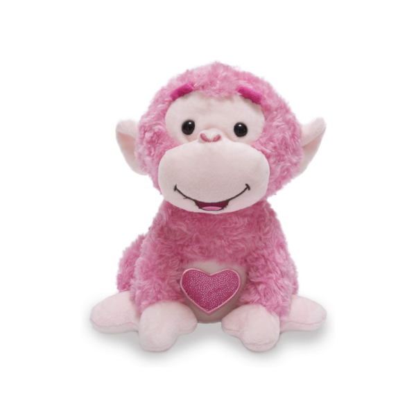 Love Me Coco | Animated Valentine's Pink Monkey Stuffed Animal Plush