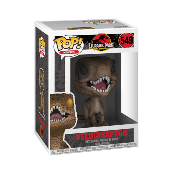 Pop! Movies: Jurassic Park - Velociraptor Collectible Figure - Image 2