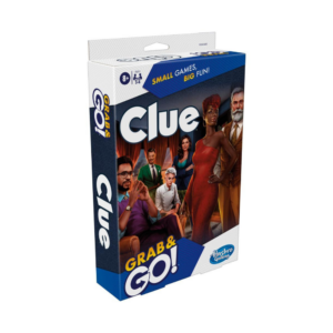 Clue Grab and Go Game for Ages 8 and Up, Portable Game for 3-6 Players, Travel Game