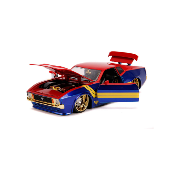 Marvel Captain Marvel Ford Mustang 1:24
