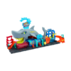 City Toy Car Track Set, Ultra Shark Car Wash with 1:64