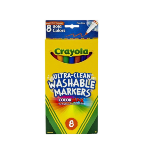 Crayola Ultra Clean Fine Line Washable Markers 8 Pack