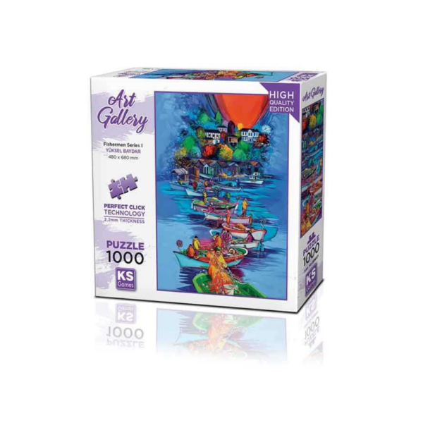 Puzzle Fishermen Series I, 1 000 pieces