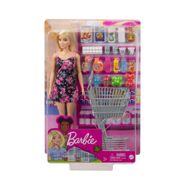 Barbie Doll And Shopping Set