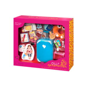 All the travel essentials for 18-inch dolls who are going places!