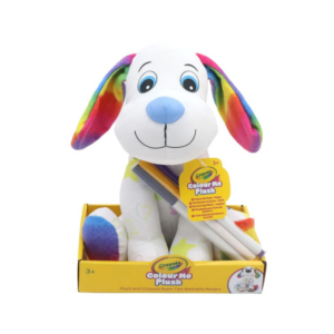 Color your plush dog