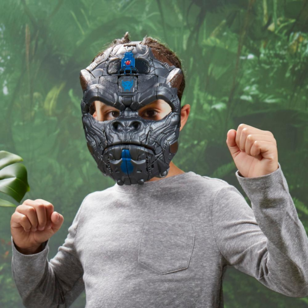 Transformers Toys Transformers: Rise of the Beasts Movie Optimus Primal 2-in-1 Converting Mask - Image 3