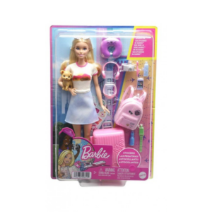 Barbie Newborn Pups Blonde Doll And Playset