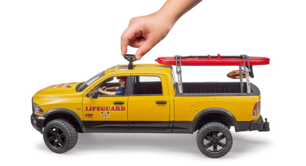 Ram 2500 Power Wagon Lifeguard W/ Figure, Stand-Up Paddle And Light + Sound Module - Image 4