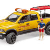 Ram 2500 Power Wagon Lifeguard W/ Figure, Stand-Up Paddle And Light + Sound Module