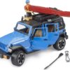Jeep Wrangler Rubicon Unlimited with Kayak & Kayaker - Image 2