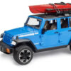 Jeep Wrangler Rubicon Unlimited with Kayak & Kayaker