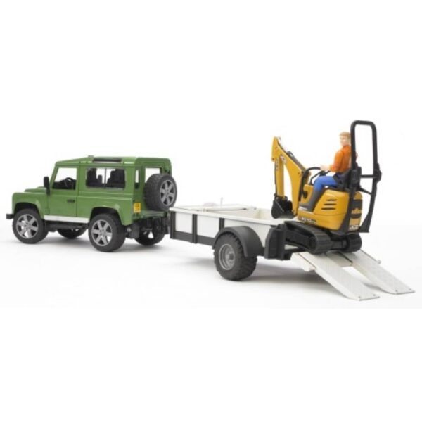 Brother Land Rover Defender Station Wagon with Single-Axle Trailer - Image 2