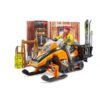 Mountain Resort + Miniature Figurine And Snowmobile - Image 3