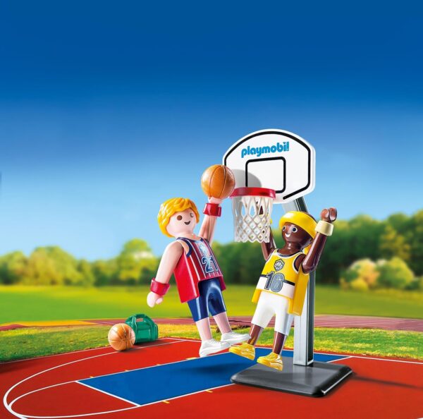 Basketball Players with Basket - Image 2