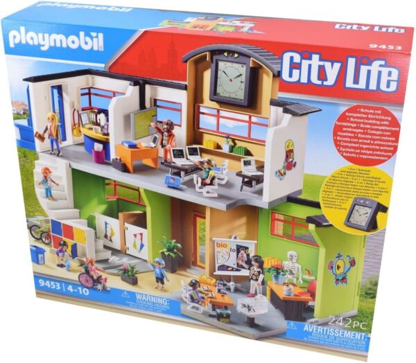 City Life Furnished School Building
