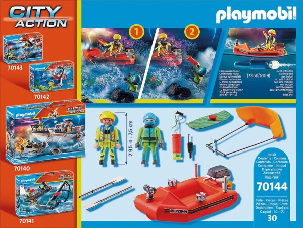 City Action Kitesurfer Rescue with Speedboat Toyset - Image 3