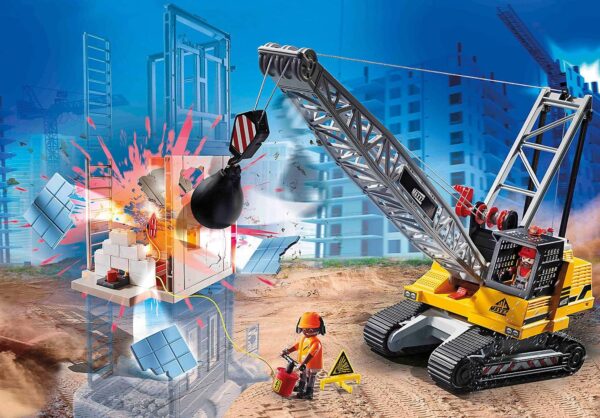 City Action Cable Excavator with Building Section - Image 2