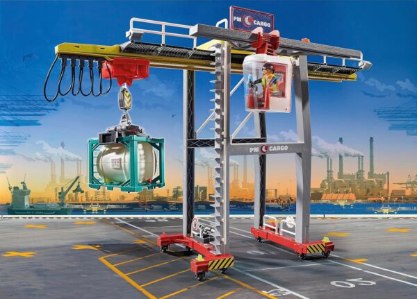 City Action Electric Cargo Crane with Container - Image 2
