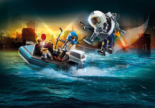 City Action Police Jet Pack with Boat - Image 2