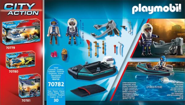 City Action Police Jet Pack with Boat - Image 4
