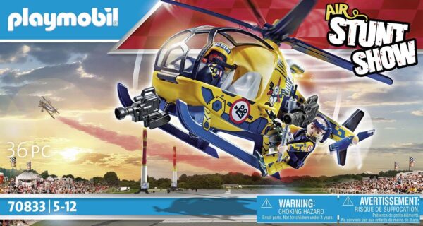 Air Stunt Show Helicopter with Film Crew - Image 3