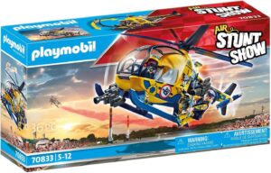 Air Stunt Show Helicopter with Film Crew