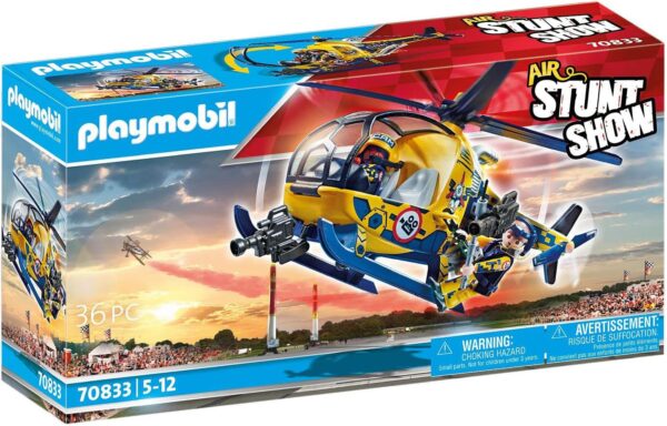 Air Stunt Show Helicopter with Film Crew