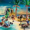 Pirates Promo Pack Pirate Treasure Island with Rowboat - Image 2