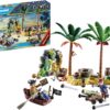 Pirates Promo Pack Pirate Treasure Island with Rowboat - Image 3