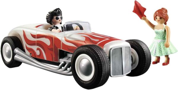 City Life Starter Pack Hot Rod Toy Car-in-50s Style - Image 4