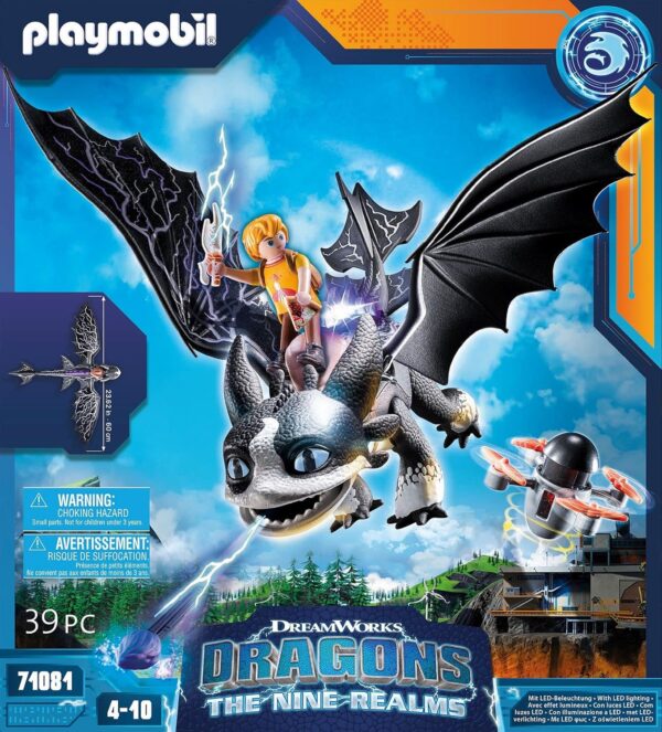 DreamWorks Dragons Dragons: The Nine Realms - Thunder and Tom, Dragon Figure - Image 3