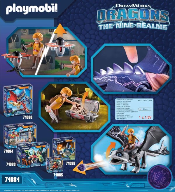 DreamWorks Dragons Dragons: The Nine Realms - Thunder and Tom, Dragon Figure - Image 4