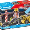 Worker with Ground Saw