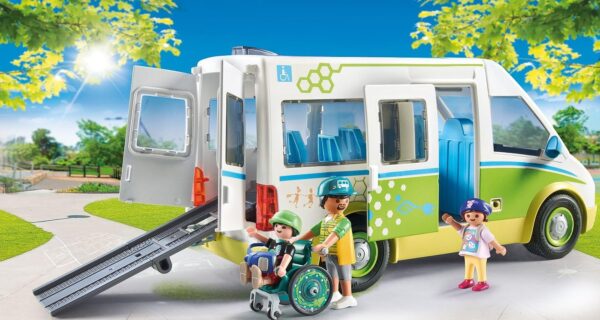 City School Bus with Wheelchair Accessible Ramp - Image 2