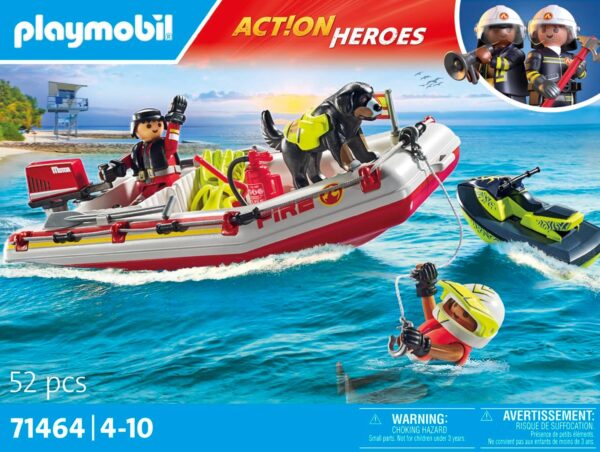 Action Heroes - Fireboat with Aqua Scooter - Image 4