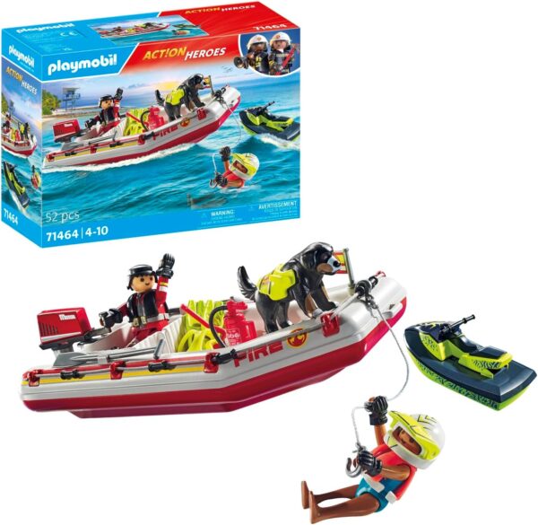 Action Heroes - Fireboat with Aqua Scooter - Image 3