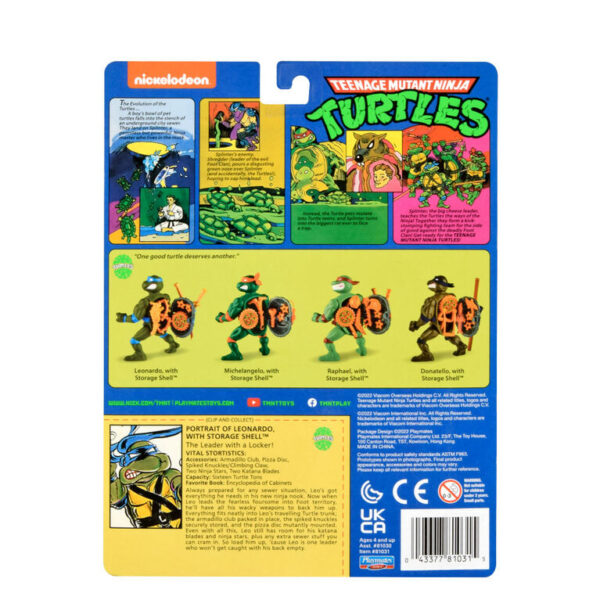 Teenage Mutant Ninja Turtles Classic Leonardo with Storage Shell - Image 3