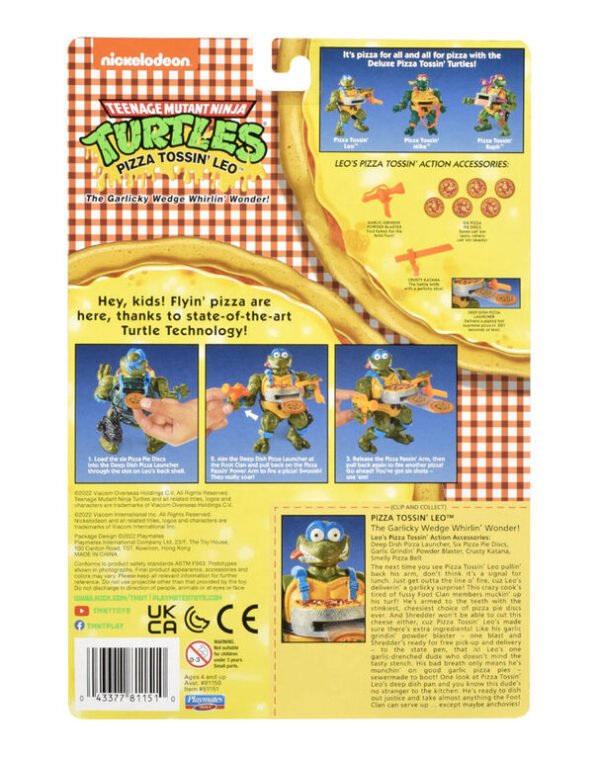 Teenage Mutant Ninja Turtles Classic Pizza Tossin' Leo - Image 5