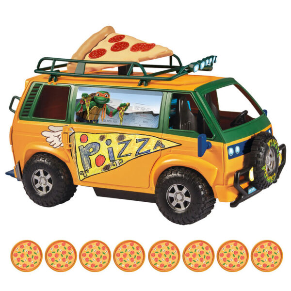 Teenage Mutant Ninja Turtles Mutant Mayhem Pizza Fire Delivery Van - Image 2