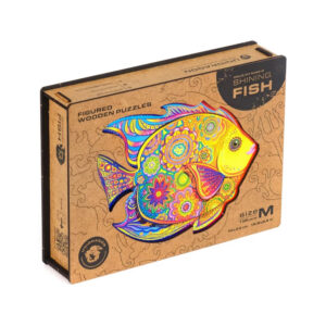 Wooden Jigsaw Puzzle "Shining Fish" 196-Pieces